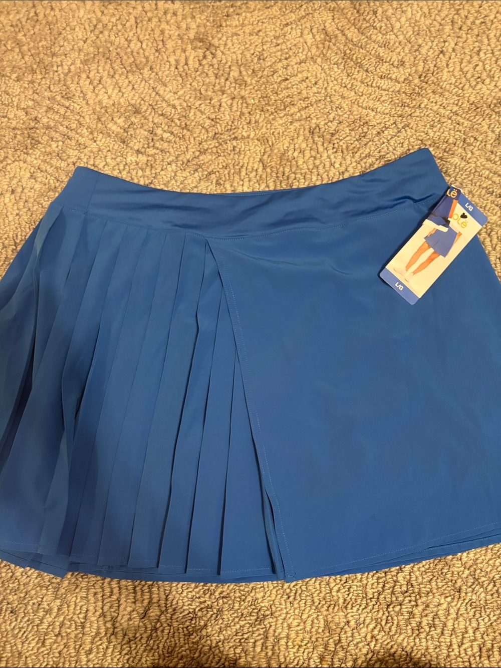 Lole Blue Pleated athletic Skirt